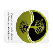 Unser Herz sagt, wir sind Freunde Magnet (Horizontal)