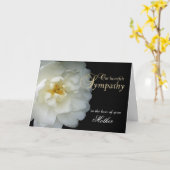 Unser herzliches Beileid Karte (Gelbe Blume)