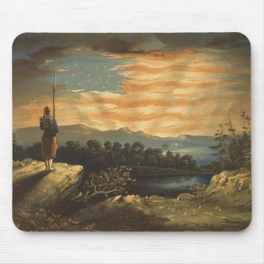 Unser himmlisches Banner Mousepad (Vorne)