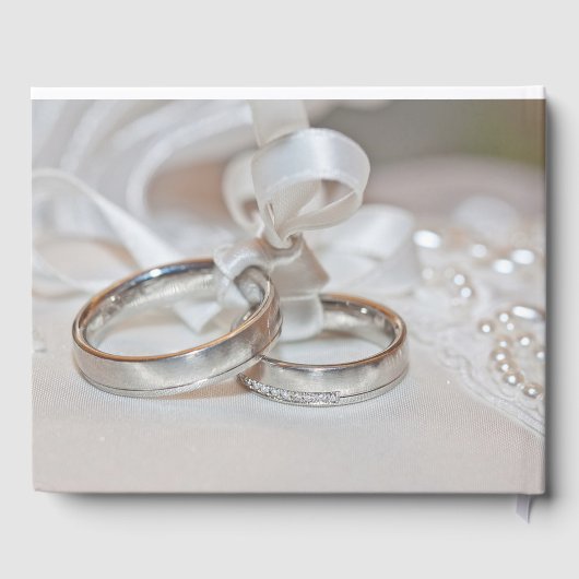 Unser Hochzeitsring Kissen Gästebuch (Rückseite)