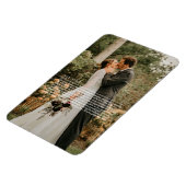 Unser Hochzeitssong-Texte-Foto Magnet (Linke Seite)