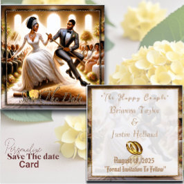 Unser Hochzeitstag Bliss Elegante Save the Date Ka