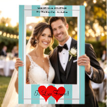 Unser Hochzeitstag Meeresschaum Blau Weiße Streife