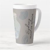 "Unser Hochzeitstag" mit Muscheln Milchtasse (Rechte Ecke)