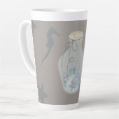 "Unser Hochzeitstag" mit Muscheln Milchtasse (Linke Ecke)