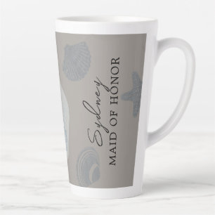 "Unser Hochzeitstag" mit Muscheln Milchtasse