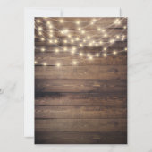 Unser Hochzeitstag | Programm für Holz und String- (Rückseite)