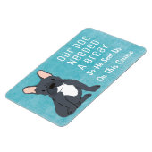 Unser Hund brauchte eine Break Funny Cruise Cabin Magnet (Linke Seite)