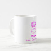 Unser Hund regiert die Tasse unseres Hauses (Vorderseite Links)