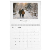 Unser Jahr in Fotos Personalisierter Familienkalen Kalender (Feb 2027)