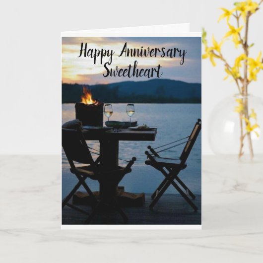 "UNSER JAHRESZEITPUNKT" - STYLE DES FEIERSEES KARTE (Gelbe Blume)