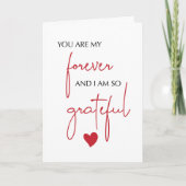 Unser Jubiläum dankbar für die ewige Liebe Karte (Vorderseite)