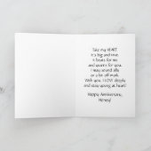 Unser Jubiläumsgedicht Karte (Innenseite)