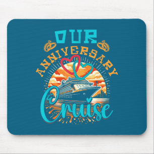 Unser Jubiläumskreuzfahrt Ehemann Ehefrau Paare Kr Mousepad