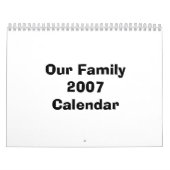 Unser Kalender der Familien-2007 (Titelbild)