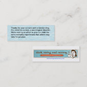 Unser Kind hat Autismus - Karte (Vorne/Hinten)