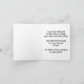 Unser Kind könnte der Grund sein, warum Sie Mittei Dankeskarte (Innenseite)