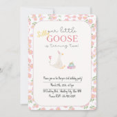 Unser kleiner alberner Gänsegeburtstag Einladung (Vorderseite)