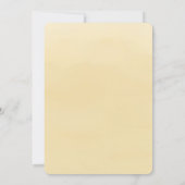 Unser kleiner Bär dreht einen Niedlichen 1. Geburt Einladung (Rückseite)