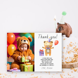 Unser kleiner Bär Geburtstag Danke