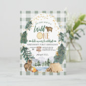 Unser kleiner Bär ist eine wilde Einladung zum Geb (Stehend Vorderseite)