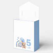 Unser kleiner Bär Niedlich Rainbow Ballon Geburtst Geschenkschachtel (Geöffnet)