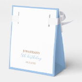 Unser kleiner Bär Niedlich Rainbow Ballon Geburtst Geschenkschachtel (Rückseite)