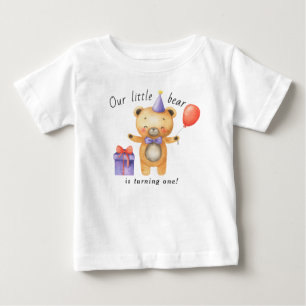 Unser kleiner Bär verwandelt einen Kindergeburtsta Baby T-shirt