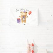 Unser kleiner Bär verwandelt einen Kindergeburtsta Banner (InSitu)
