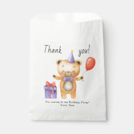 Unser kleiner Bär verwandelt einen Kindergeburtsta Geschenktütchen