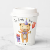 Unser kleiner Bär verwandelt einen Kindergeburtsta Pappbecher (Vorderseite)