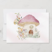 Unser kleiner Blumengarten Erster Geburtstag I Einladung (Rückseite)