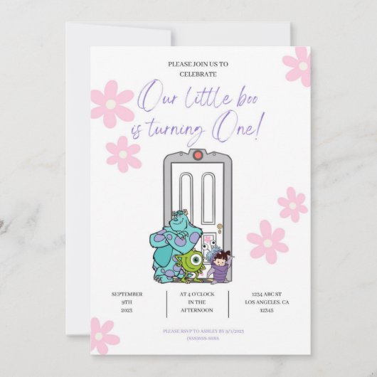 unser kleiner Bob verwandelt sich in einen Einladung (Vorderseite)