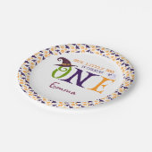 Unser kleiner Boo, der eins dreht, Halloween, 1. G Pappteller (Schrägansicht)