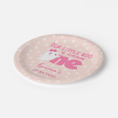 Unser kleiner Boo, der eins dreht, Halloween, 1. G Pappteller (Schrägansicht)