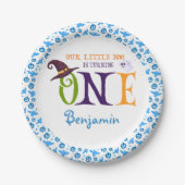 Unser kleiner Boo, der eins dreht, Halloween, 1. G Pappteller (Vorderseite)