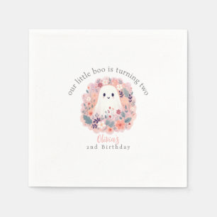 Unser kleiner Boo dreht 2 Boho Ghost Serviette