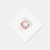 Unser kleiner Boo dreht 2 Boho Ghost Serviette (Ecke)