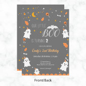 Unser kleiner Boo dreht sich um H,alloween Einladung