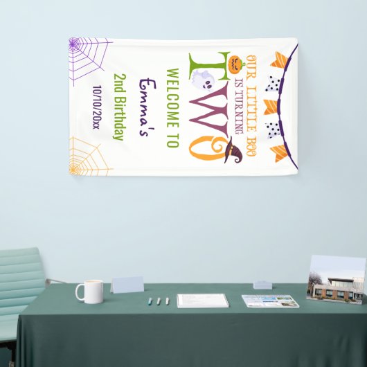 Unser kleiner Boo dreht sich um zwei, Halloween, 2 Banner (Messeveranstaltung)