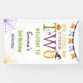 Unser kleiner Boo dreht sich um zwei, Halloween, 2 Banner (Horizontal)