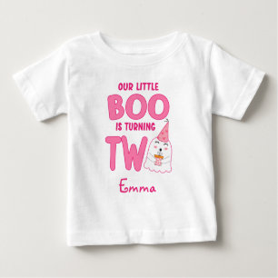 Unser kleiner Boo dreht zwei Halloween, den 2. Geb Baby T-shirt