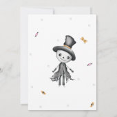 Unser kleiner Boo dreht zwei Halloween, den 2. Geb Einladung (Rückseite)