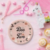 Unser kleiner Boo dreht zwei Halloween, den 2. Geb Pappteller (Party)