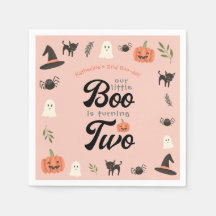 Unser kleiner Boo dreht zwei Halloween, den 2. Geb