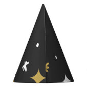 Unser kleiner Boo dreht zwei Partyhütchen (Rückseite)