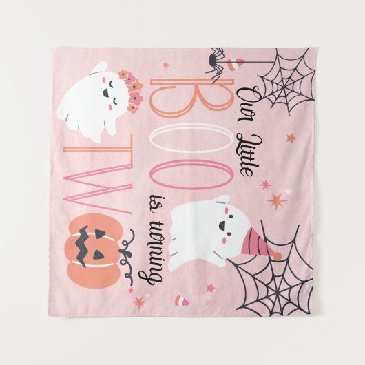 Unser kleiner Boo dreht zwei Wandteppich (Vorderseite (Horizontal))