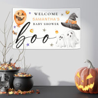 Unser kleiner Boo ist die Halloween-Kinderdusche