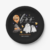 Unser kleiner Boo ist die passende Halloween-Kinde Pappteller (Vorderseite)
