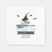 Unser kleiner Boo ist fast gerade wegen Halloween  Serviette (Vorderseite)